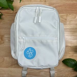 Baboon to the moon Backpack Mini Magic City Deco White